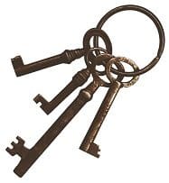 vintage keys