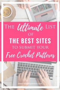 Perfect! I'm always looking for places to submit my free patterns. #crochetdesigner #freecrochetpattern #freecrochetsites #freepatternsites #submitcrochetpattern #crochetbusiness #handmadebusiness #businesstips #crochetbiztips