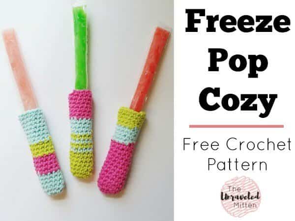 Photo of 3 Freeze Pop Cozy Free Crochet Pattern