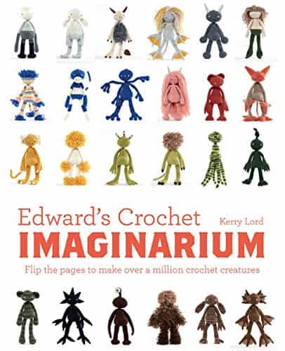 Photo cover of Edwards Crochet Imaginarium with various crocheted amigurumi