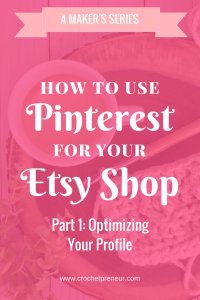 Learn the ins and outs of using Pinterest to promote your Etsy shop. #etsyseller #etsypromotion #etsyshoppromotion #marketingetsy #etsymarketing #usepinterestforetsy #pinterestbusinessprofile #pinterestprofile