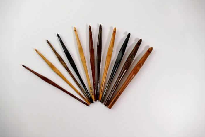 Variety set of Laurel Hill Wooden Crochet Hooks