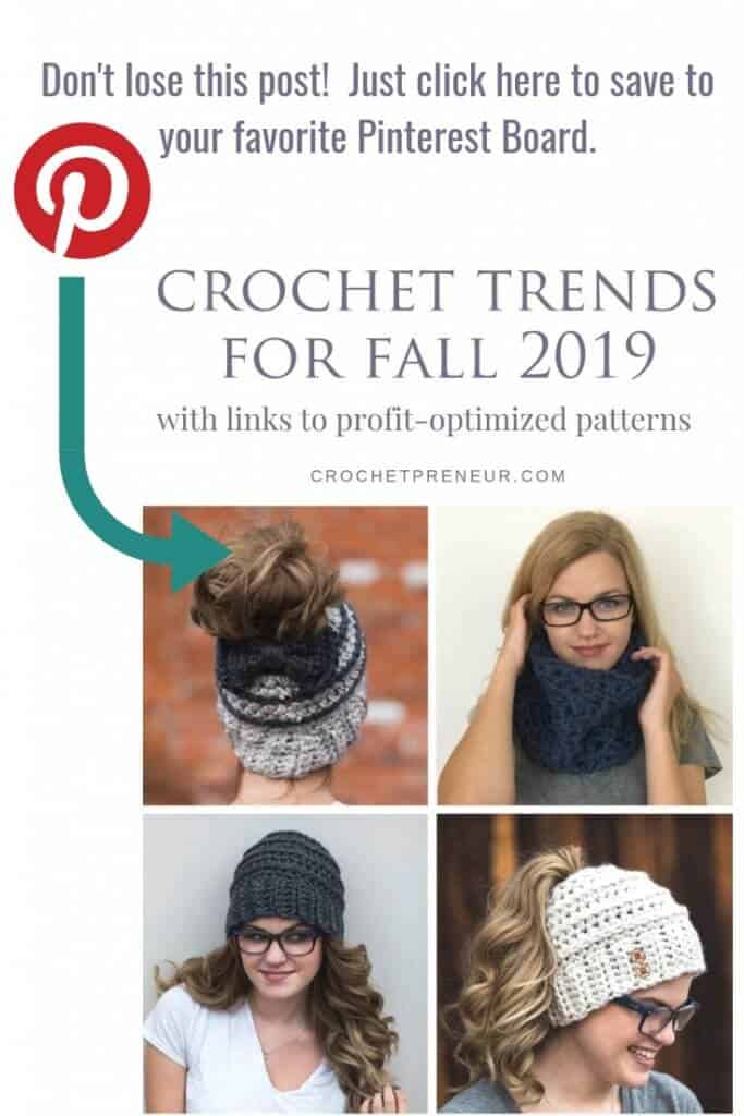 Image reminding the readers to add this graphic in their crochet related Pinterest boards