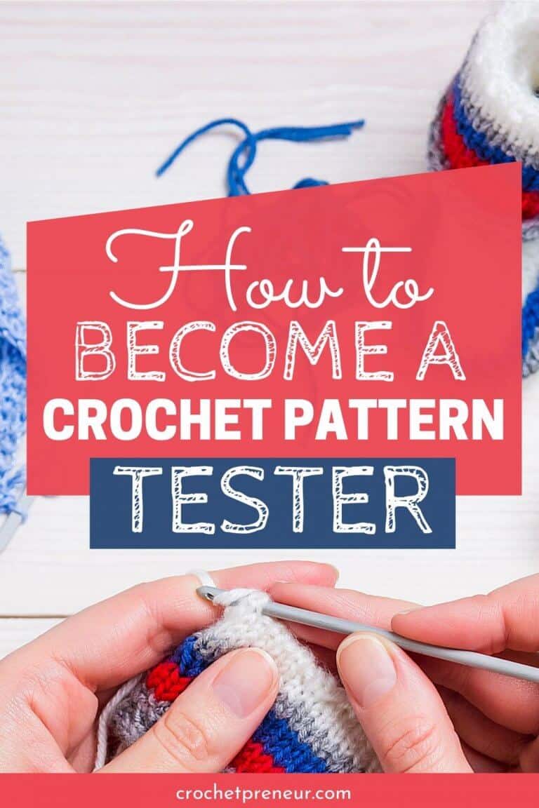 Pinteret Pin for How to Become a Crochet Pattern Tester