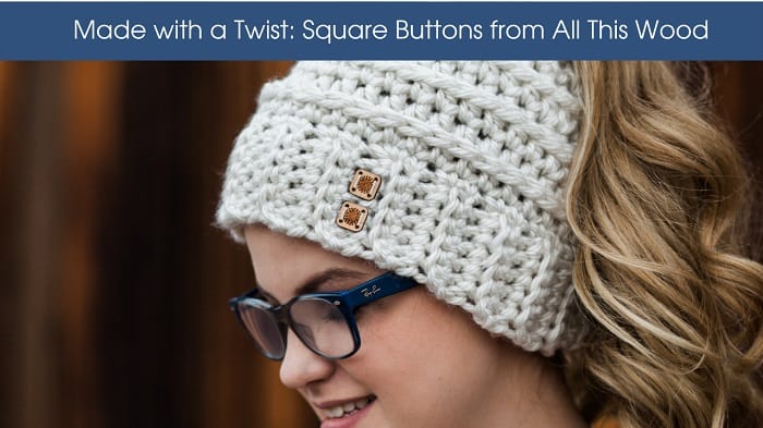 How to Add Wooden Tags to Crochet Beanies for a More Professional Look 