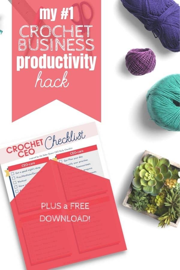 My #1 Crochet Business Productivity Hack