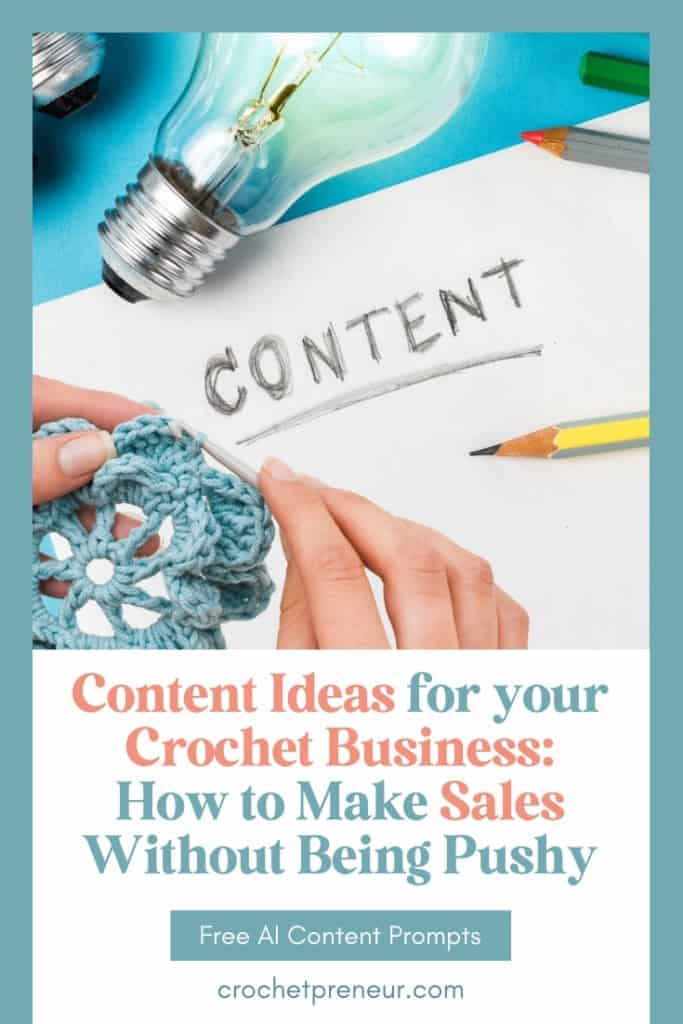 Crochet Business Content Ideas - Featured